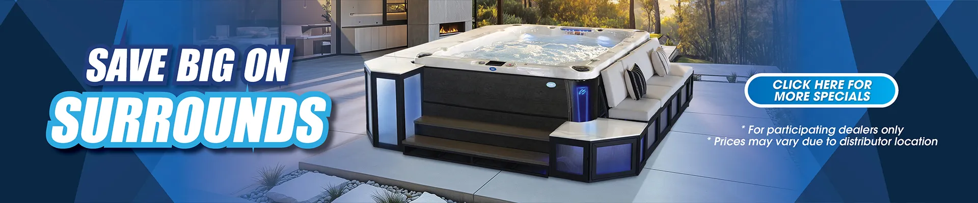 Calspas hot tub being used in a family setting - Deltona