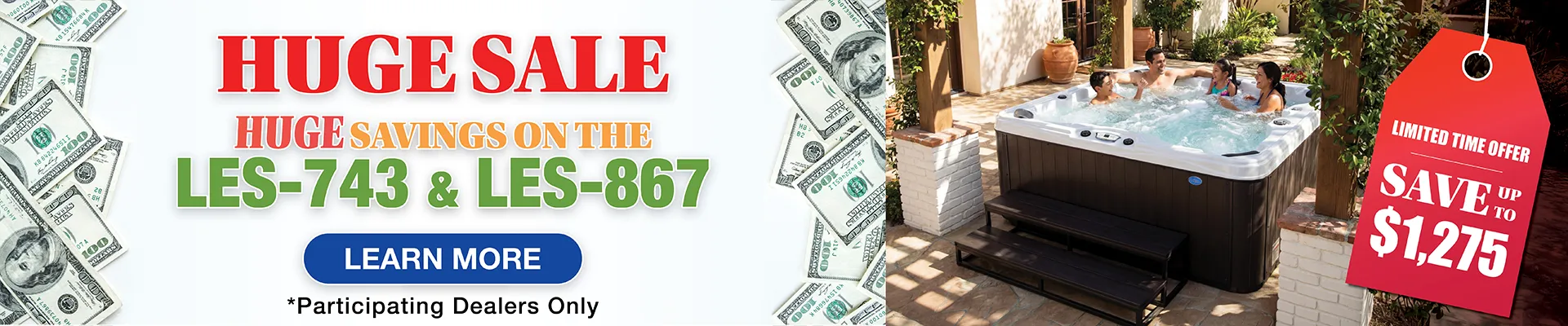 Calspas hot tub being used in a family setting - Deltona